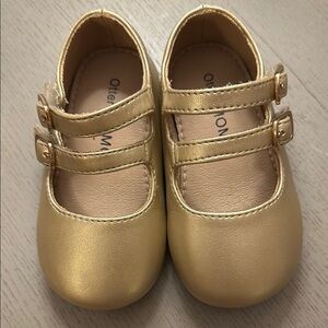 Gold Kids Shoes